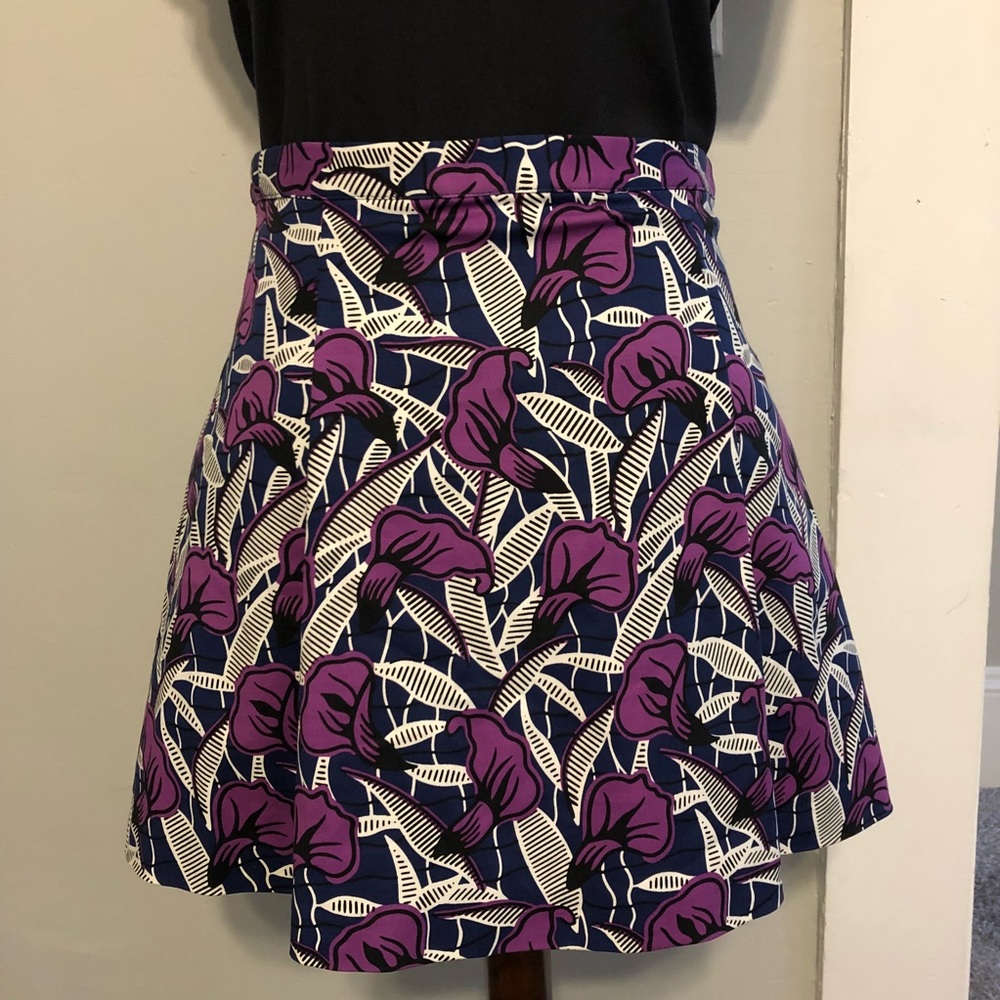 Club Monaco Valerie floral print skirt size 4